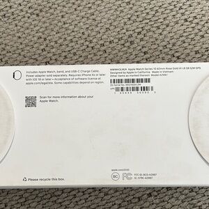 Apple Watch 10 series 42mm rose gold s/m